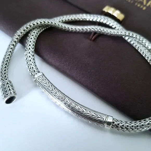 SOLD - JOHN HARDY *RARE* Raspberry Lava Tourmaline Necklace - 18" - New! $1495 - Picture 5 of 8